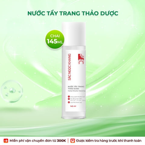 Nước Tẩy Trang Thảo Dược Sắc Ngọc Khang 145ml (Micellar Cleansing Water)