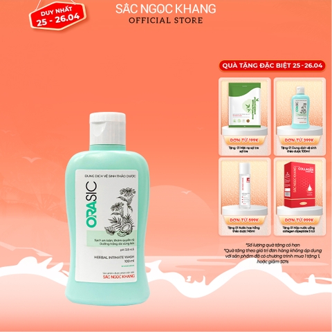 Dung Dịch Vệ Sinh Thảo Dược Orasic (Herbal Intimate Wash) 100ml