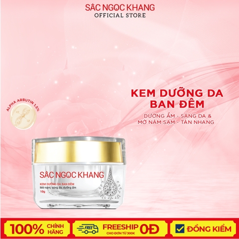 Kem dưỡng da ban đêm Sắc Ngọc Khang 10g (dưỡng ẩm - mờ nám - sáng da)