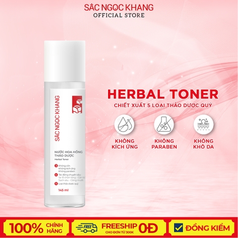 Nước Hoa Hồng Thảo Dược Sắc Ngọc Khang 145ml ( Herbal Toner)