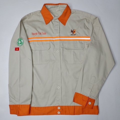 Mẫu áo bảo hộ lao động Hicon