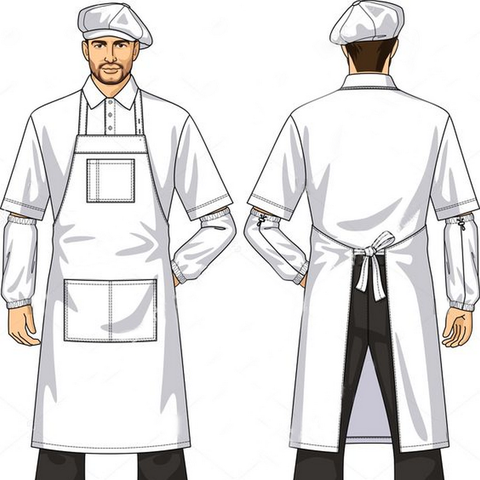 Mẫu đồng phục nhà hàng 03 – Dành cho nhân viên khu vực bếp