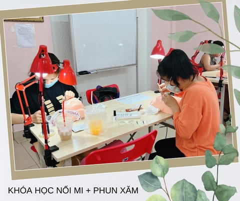 Dạy nối mi dưới tại Hani Lash & Brows uy tín, cam kết ra nghề