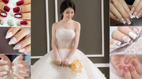 Làm móng đẹp cho cô dâu nên chọn màu nào để siêu lung linh?