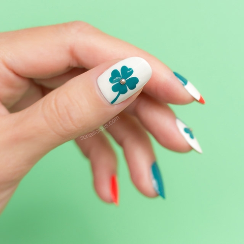 Bí Quyết Vẽ Cỏ 3 Lá Nail Đẹp, Phù Hợp Với Mọi Kiểu Móng