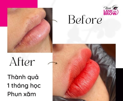 Học phun xăm thẩm mỹ không bỏ buổi nào nâng cao kỹ thuật