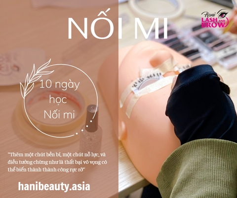 Dạy nối lông mi cho người mới bắt đầu nên đến đâu?