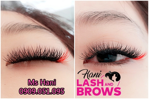 Nối mi Màu hợp với người mắt lé không?