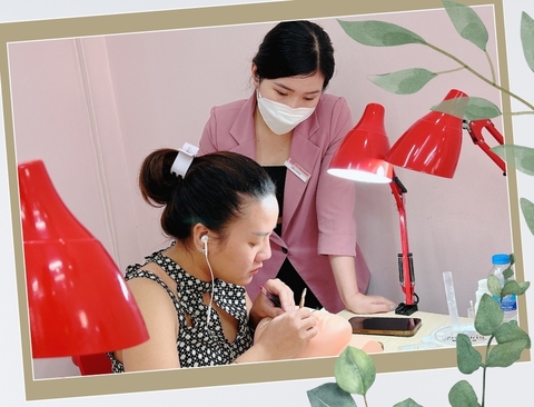 Dạy nối mi giá rẻ TpHCM bật mí về băng keo giấy- băng keo gai- gelpad