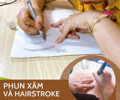 Chân mày đẹp Shading/Ombre giá chỉ 3.200k tại Hani Beauty