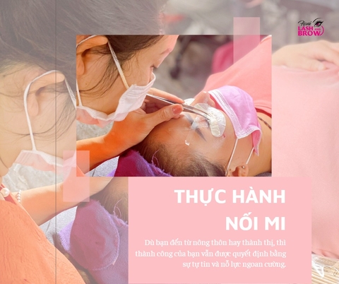 Học nghề nối mi tại Hani Lash & Brows liên tục khai giảng