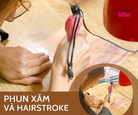 Thêu chân mày sợi Hairstroke chỉ 3.900k tại Hani Beauty