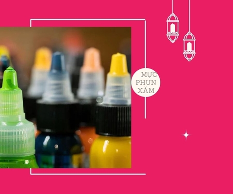 Những loại mực phun xăm và màu sắc cơ bản ai cũng nên biết