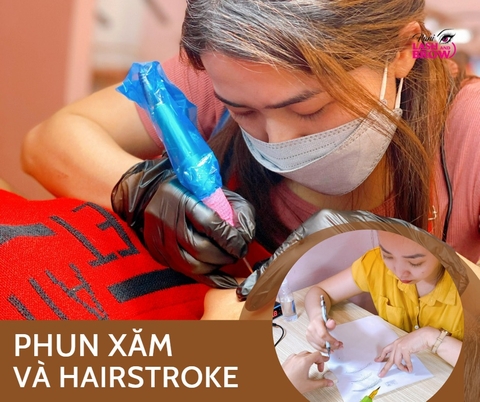 Xăm chân mày hiệu ứng bút chì, nhan sắc lên hương là thật!