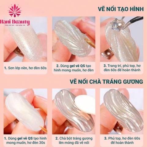 Gel thuỷ tinh trợ thủ đắc lực làm nên những đôi móng xinh đẹp cho bạn