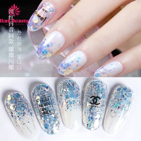Set Nhũ Vây Cá 8 Màu