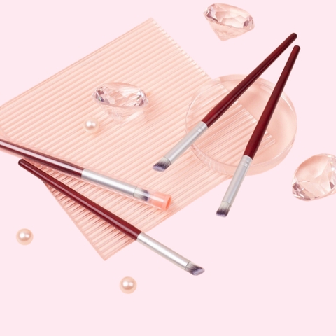 Cọ ombre cán gỗ đầu xiên