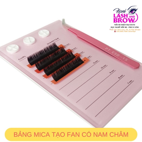 BẢNG MICA TẠO FAN CÓ NAM CHÂM