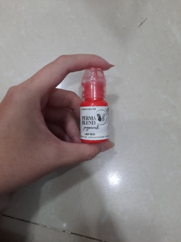 Mực Phun Xăm Perma Đỏ Cam Hồng (Lady Bug)