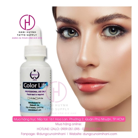 Xóa Xăm Color Lift Dùng Trong Phun Xăm Thẩm Mỹ