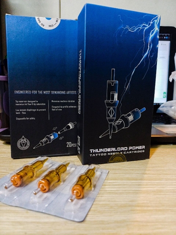 Kim Đạn Pen Máy Phun Xăm, Kim Pen Xăm Cao Cấp Thunderlord RL Chính Hãng [Hộp 20 Kim] 