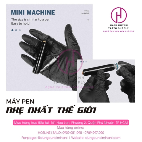 Máy Pen Phun Xăm Nhẹ Nhất Thế Giới