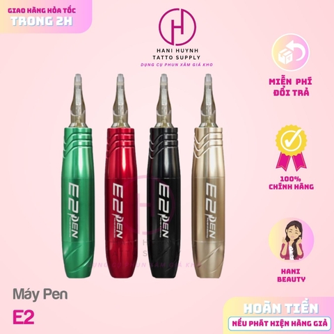 Máy Phun Xăm Pen E2 Siêu Êm Cao Cấp