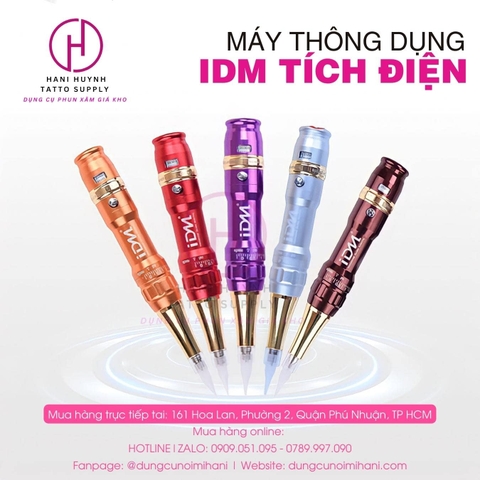 Máy Phun Xăm IDM Tích Điện Chuyên Mày Môi Mí