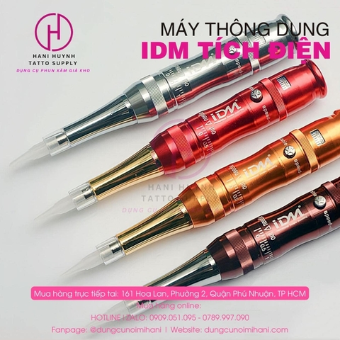 Máy Phun Xăm IDM Tích Điện Chuyên Mày Môi Mí