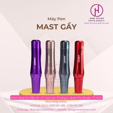 Máy Pen Phun Xăm Mast Gầy Chính Hãng Nhật