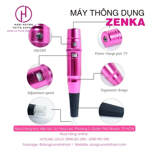 Máy Phổ Thông Zenka Phun Xăm Thẩm Mỹ Loại Cao Cấp