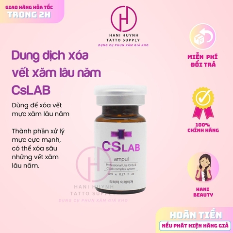 Dung Dịch Xóa Vết Xăm Lâu Năm CsLab Hàn Quốc