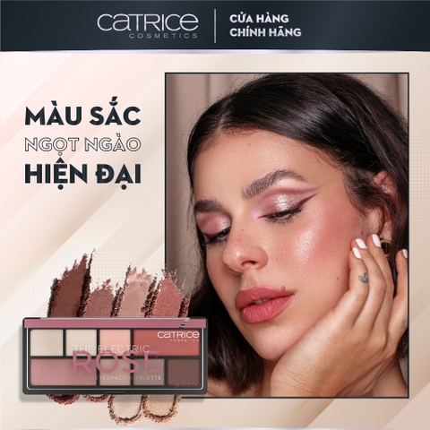 Phấn Mắt Catrice The Electric Rose Eyeshadow Palette 9g