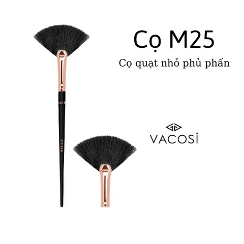 Cọ Quạt Nhỏ Vacosi Phủ Phấn Mắt M25
