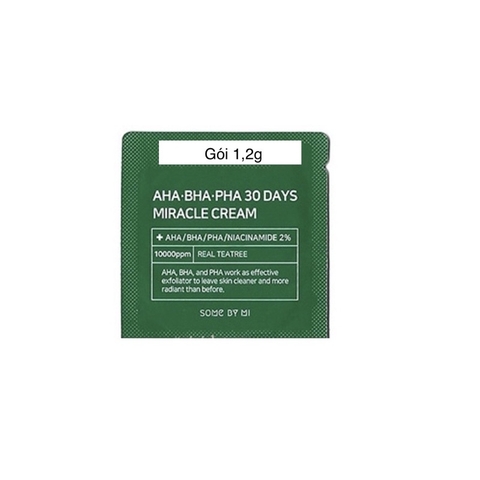 Sample Kem dưỡng Some By Mi AHA BHA PHA 30 Days Miracle Cream 1.2g