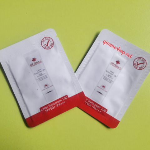 Sample kem chống nắng Cell fusion c ĐỎ 1,2gr