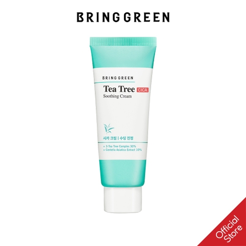 Kem dưỡng BRING GREEN Tea Tree Cica Soothing Cream 100ml