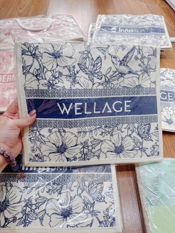 Túi vải Wellage kèm dây lụa
