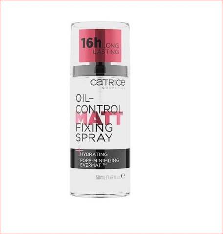 Xịt Khoáng Khóa Nền Catrice Oil-Control Matt Fixing Spray 16h 50ml