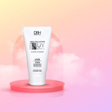 Kem chống nắng chống ô nhiễm DBH Dermaesthetics Anti-Pollution UV Shield SPF50 phổ rộng 60ml (trắng)