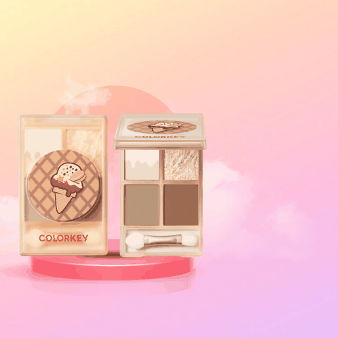 Bảng Phấn Mắt Colorkey Four Color Eyeshadow #04 Row Chocolate