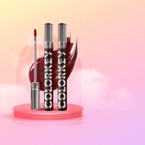 Son tint bóng COLORKEY Airy Lip Gloss Mirror 1.7g - son color key tạo hiệu ứng căng bóng như gương