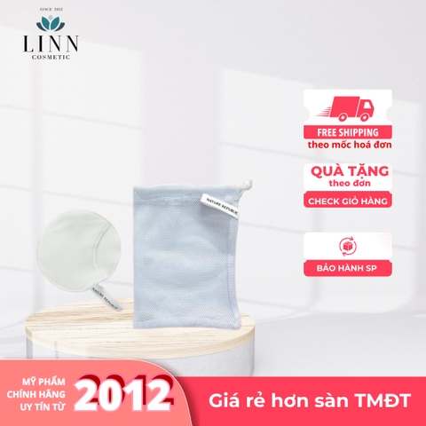 Bông tẩy trang vi sợi Nature Republic – tái chế, thân thiện môi trường, tiết kiệm