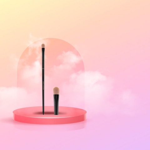 Cọ tán phấn mắt đầu nhỏ Vacosi Shadow Brush E02 - cọ trang điểm đánh phấn mắt vacosi mềm mịn