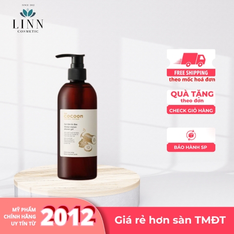 Gel tắm bí đao thiên nhiên Cocoon làm giảm mụn lưng Winter Melon Shower sữa tắm 310ml chính hãng