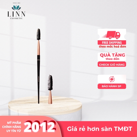 Cọ mi cuốn xoắn Vacosi Brow & Lash Brush BR03 không bị vón cục , cho đôi mi cong tơi tự nhiên