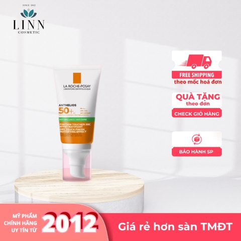 Kem chống nắng La Roche Posay Anthelios Anti-Shine Dry Touch Gel Cream SPF 50+ cho da dầu 50 ml