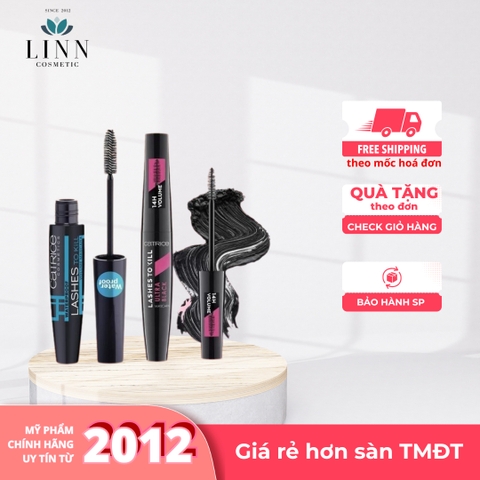 Mascara chuốt mi Catrice Lashes to Kill lên đều màu , chống nước và làm dày cong mi 10ml chính hãng
