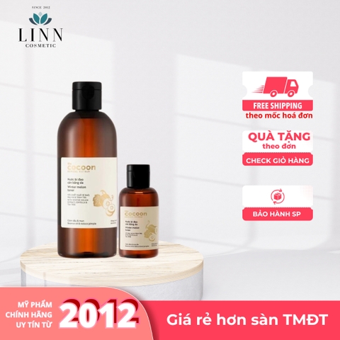 Nước cân bằng da chiết xuất từ bí đao Cocoon Winter Melon Toner the cocoon 140ml - 310ml chính hãng