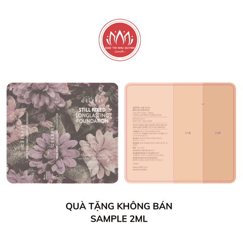Sapmle kem nền Celefit Still Fixed Long Lasting Foundation 1ml×2 ( Tone 21, Tone23)